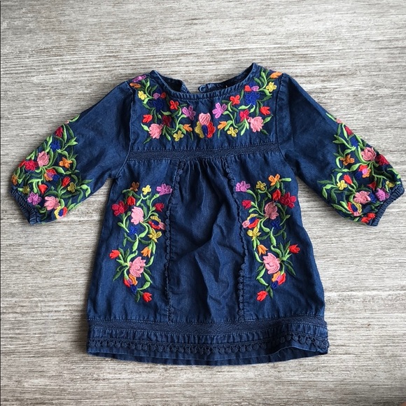 baby girl denim outfit